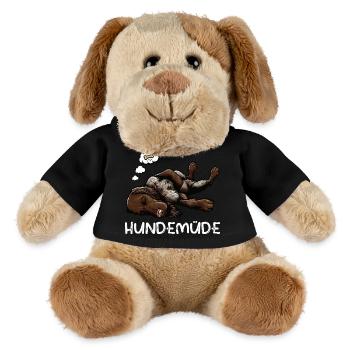 Hundemüde Deutsch Drahthaar drahthaar hunde - MiniFeet® Hund Helge - Schwarz - Vorne