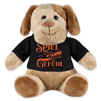 Klavier Spiel Mit Gefühl Pianist Klavierspieler - MiniFeet® Hund Helge - Schwarz - Vorne