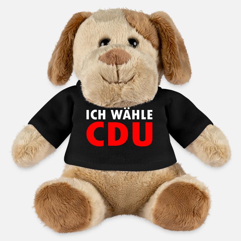 Ich wähle cdu - MiniFeet® Hund Helge - Schwarz