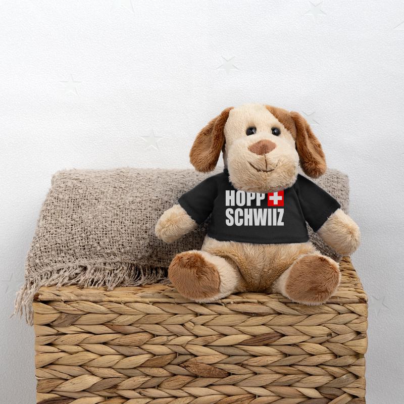 Hopp schwiiz Chien en peluche Helge MiniFeet®