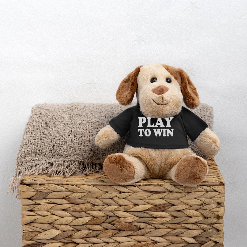 Play to win Chien en peluche Helge MiniFeet®