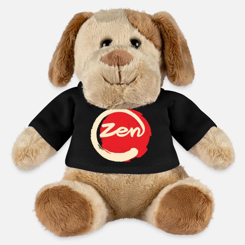 Zen - Chien en peluche Helge MiniFeet® - noir