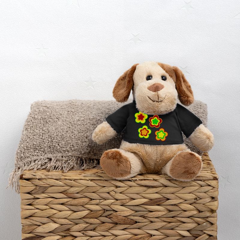 70s Flower Pattern MiniFeet® Dog Helge