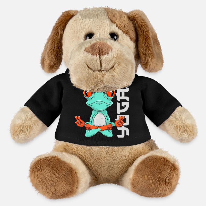 Frosch Yoga - MiniFeet® Hund Helge - Schwarz