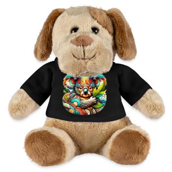 Kunstvoller Koala - MiniFeet® Hund Helge - Schwarz - Vorne
