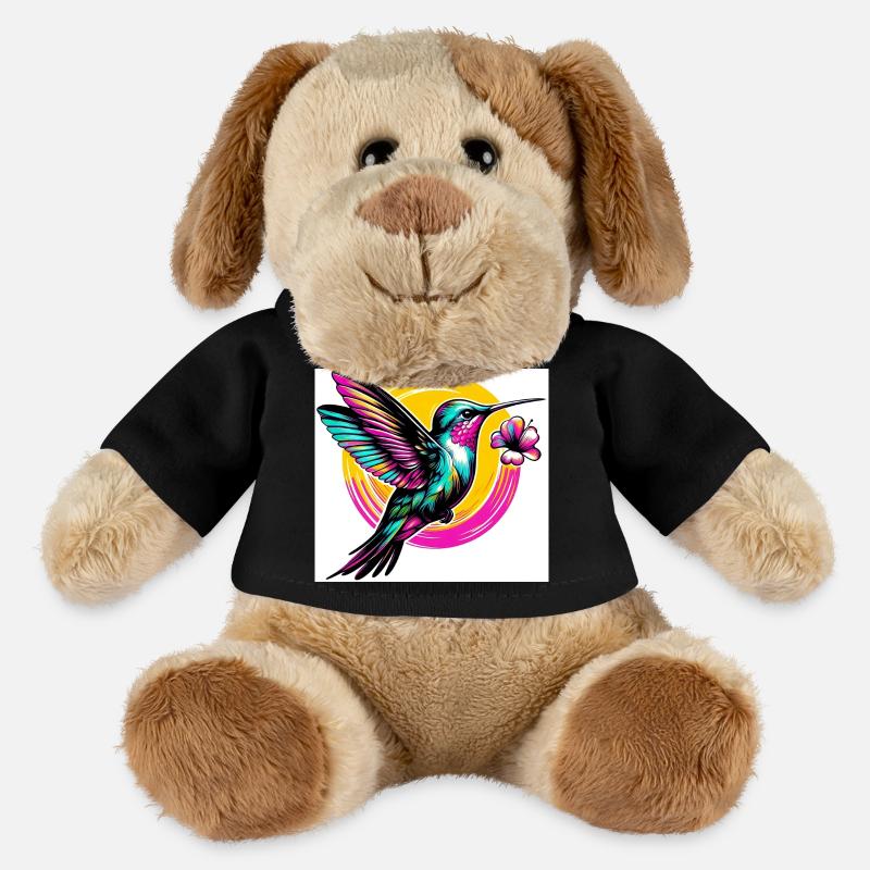 Colibri - Chien en peluche Helge MiniFeet® - noir