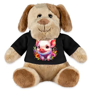 Piglet piglet - MiniFeet® Dog Helge - black - Front