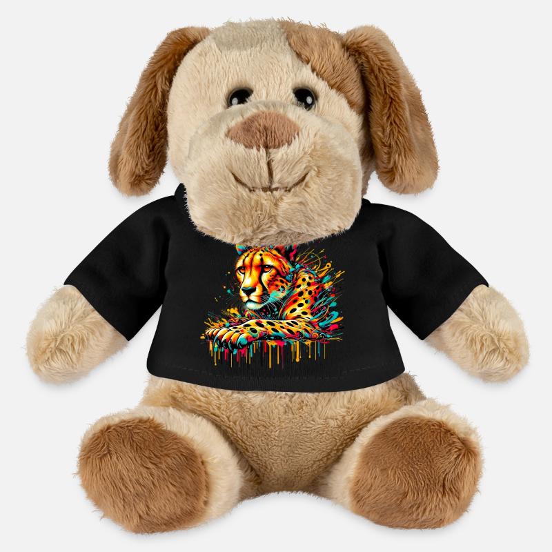 Gepard - MiniFeet® Hund Helge - Schwarz