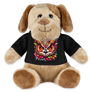 Eule - MiniFeet® Hund Helge - Schwarz - Vorne