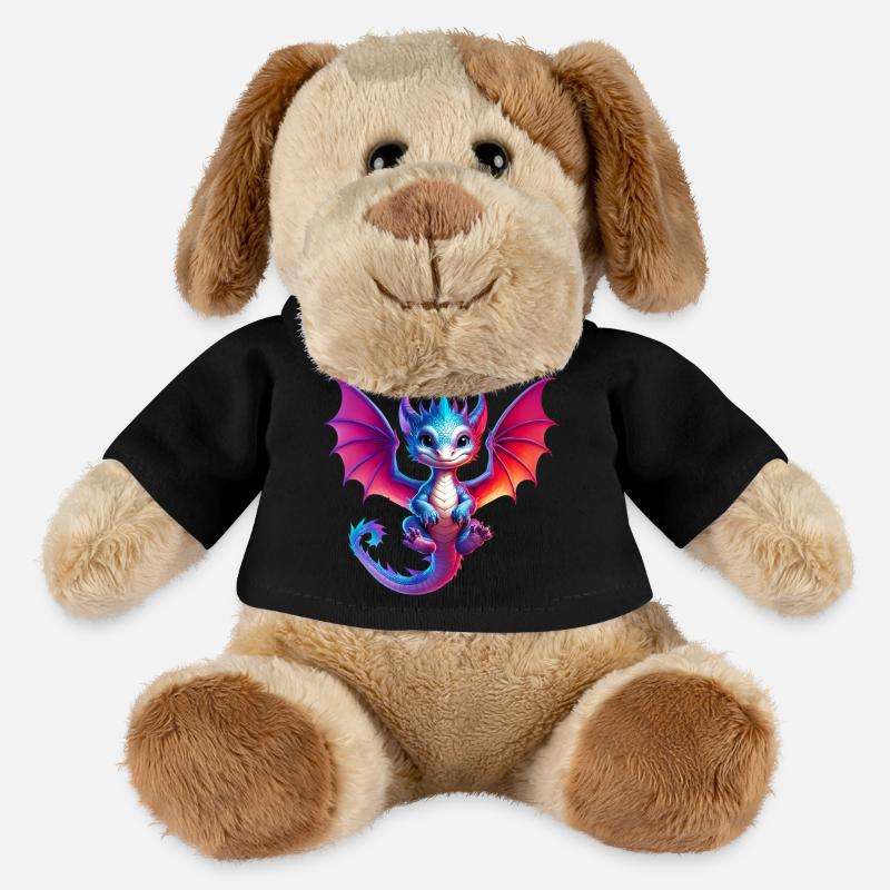 Drache - MiniFeet® Hund Helge - Schwarz