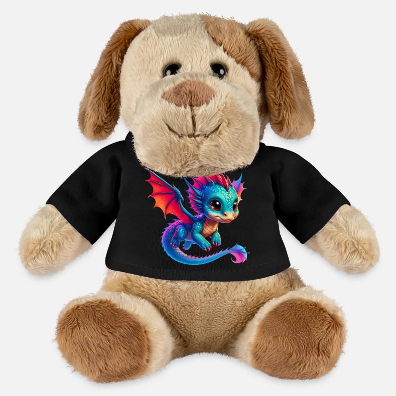Drache - MiniFeet® Hund Helge - Schwarz
