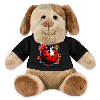 Ladybird - MiniFeet® Dog Helge - black - Front
