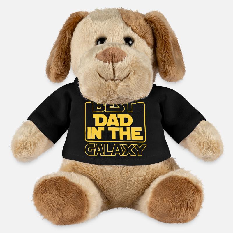 Best Dad in the Galaxy - MiniFeet® Dog Helge - black