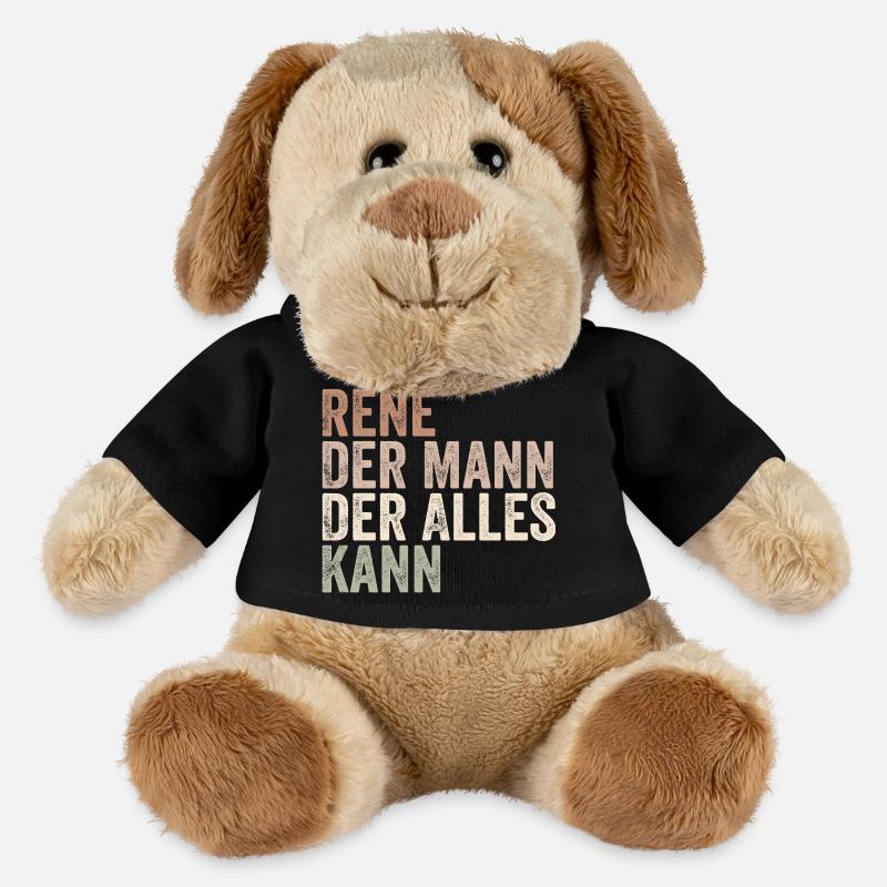 Rene Der Mann Der Alles Kann Vorname René - MiniFeet® Hund Helge - Schwarz
