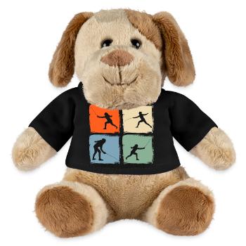 Fechter Fechten - MiniFeet® Hund Helge - Schwarz - Vorne