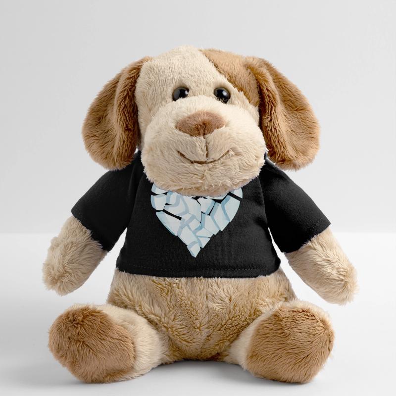Gebrochenes Herz aus Eis – zerbrochene Herz Form MiniFeet® Hund Helge