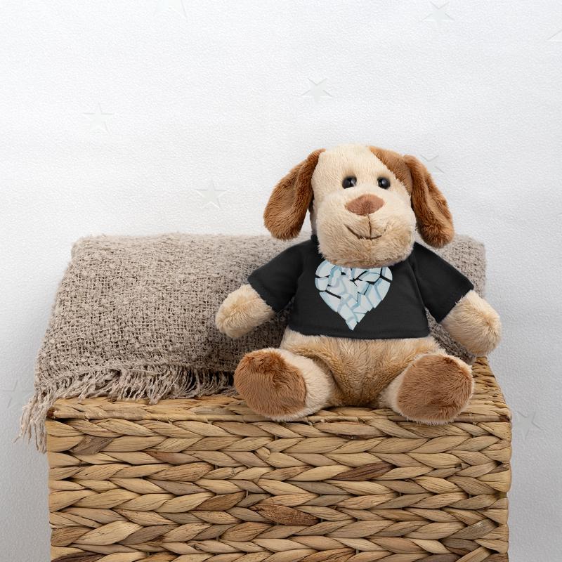 Gebrochenes Herz aus Eis – zerbrochene Herz Form MiniFeet® Hund Helge