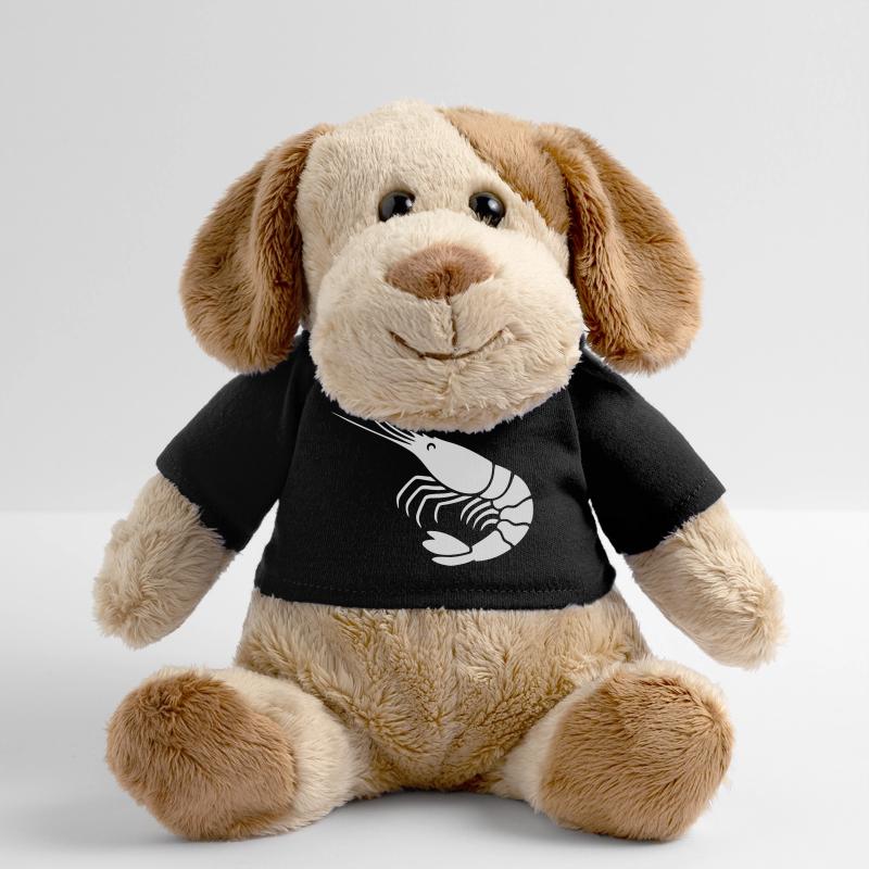 Conception minimaliste de la silhouette de crevettes Chien en peluche Helge MiniFeet®