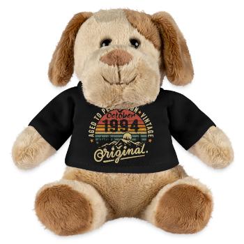 1994 Geboren im oktober 1994 Jahrgang oktober 1994 - MiniFeet® Hund Helge - Schwarz - Vorne