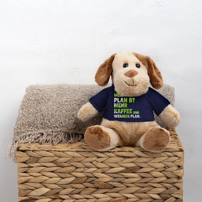 Plus de café au lieu d’un plan B Chien en peluche Helge MiniFeet®