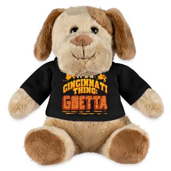 Goetta Sausage Cincinnati Thing - MiniFeet® Dog Helge - black - Front