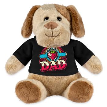 Berry Bon papa, Drôle Père fraise - Chien en peluche Helge MiniFeet® - noir - Devant