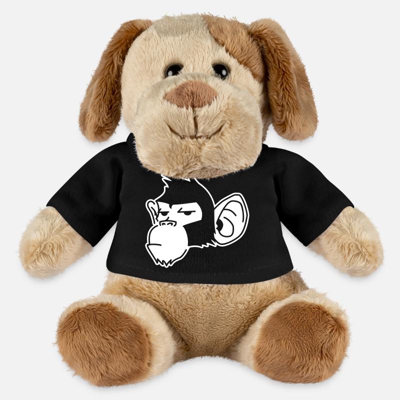 Urban Affe – Streetart Graffiti Prima - MiniFeet® Dog Helge - black