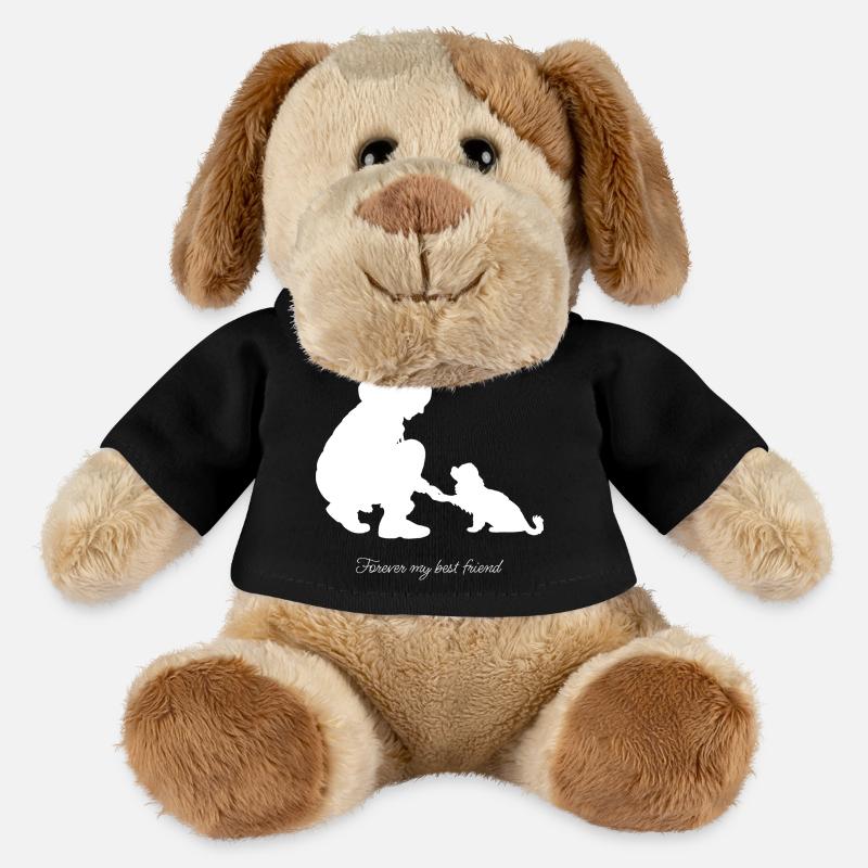 Mon_meilleur_ami_blanc - Chien en peluche Helge MiniFeet® - noir