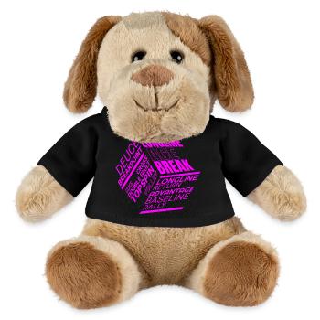 Tennis Glossar von ACE bis Slice - MiniFeet® Hund Helge - Schwarz - Vorne