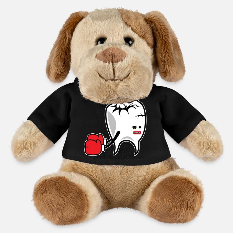 Tooth Boxer K.o. - MiniFeet® Hund Helge - Schwarz