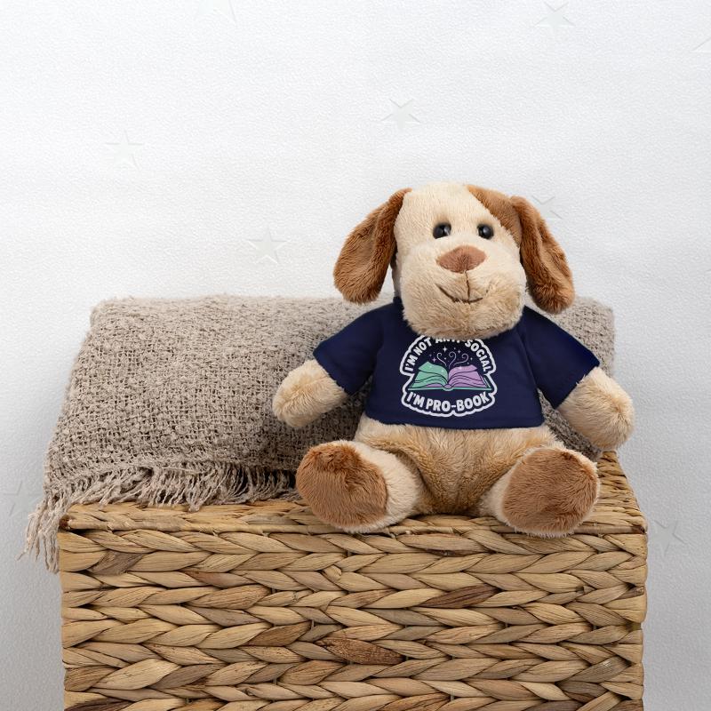 Bookish Saying - Sweet Reader Gift MiniFeet® Dog Helge
