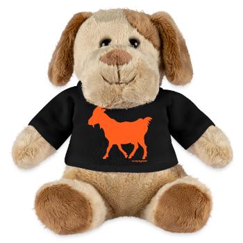 Ziege Sündenbock orange - MiniFeet® Hund Helge - Schwarz - Vorne