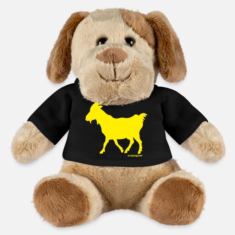 Goat GOAT scapegoat yellow - MiniFeet® Dog Helge - black