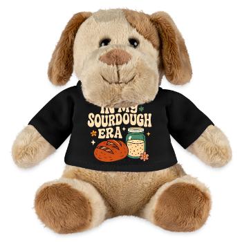 Pâtisserie pâtissière au levain à mon époque - Chien en peluche Helge MiniFeet® - noir - Devant