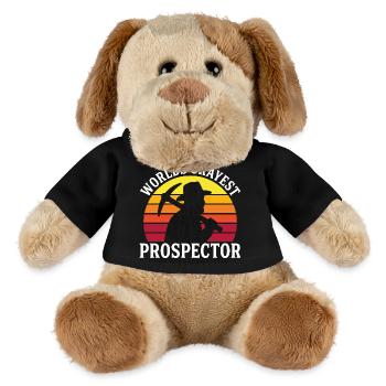 Funny Worlds Okay Goldgräber-Bergarbeiter - MiniFeet® Hund Helge - Schwarz - Vorne