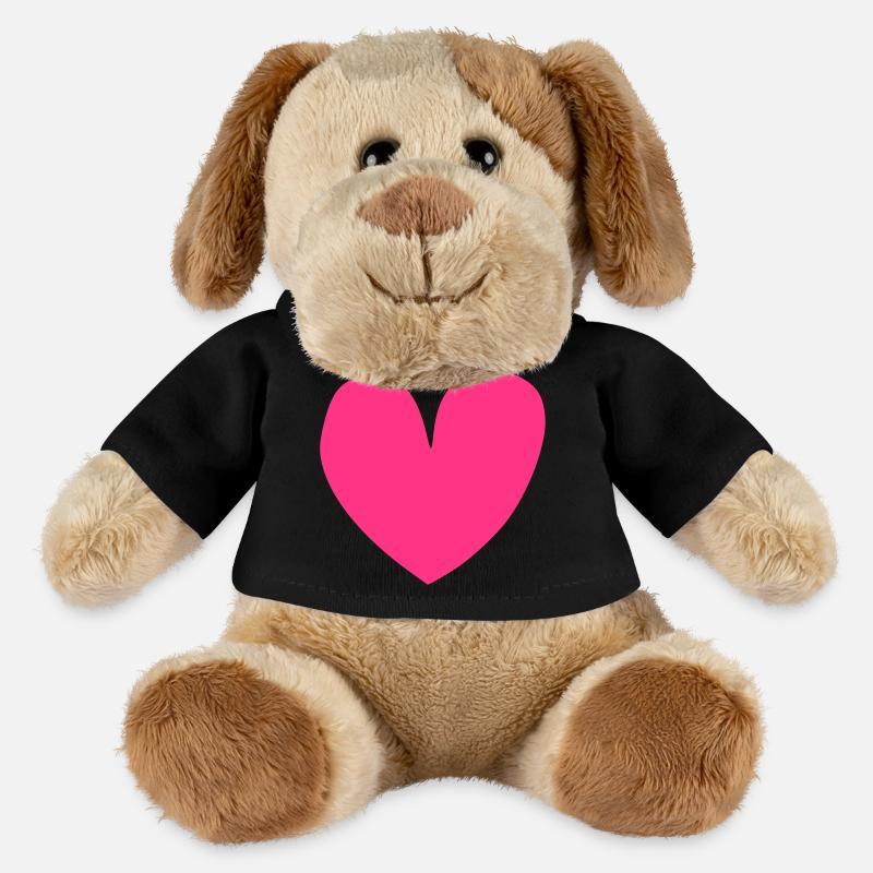 Heart - MiniFeet® Hund Helge - Schwarz