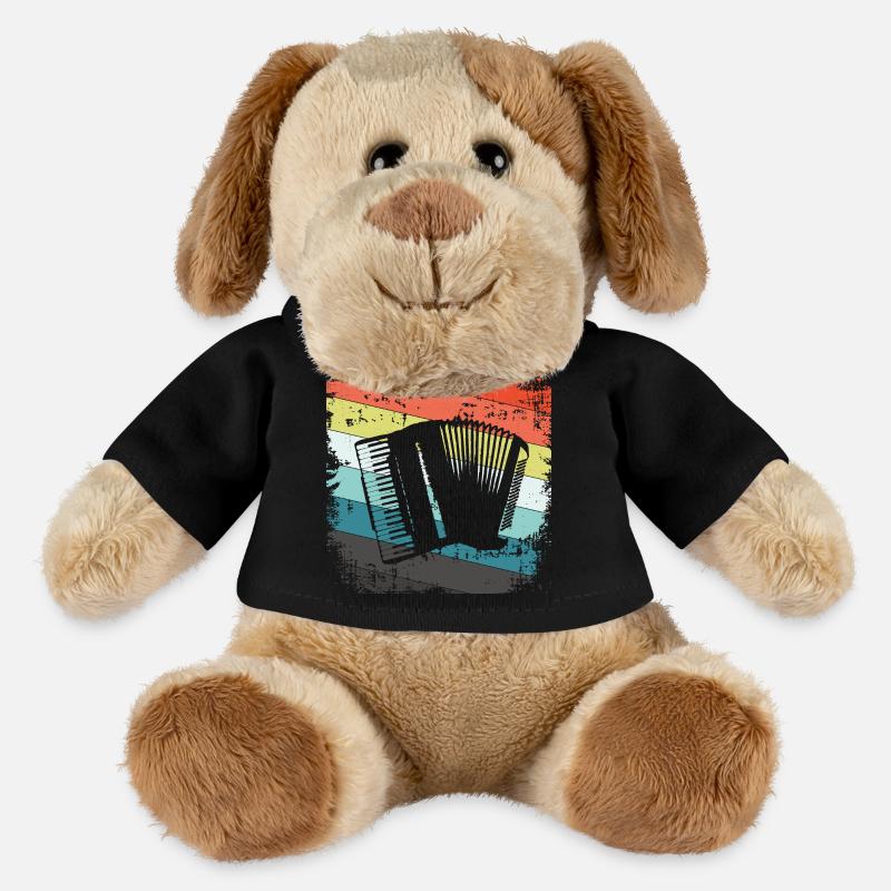 Akkordeon Harmonika - MiniFeet® Hund Helge - Schwarz
