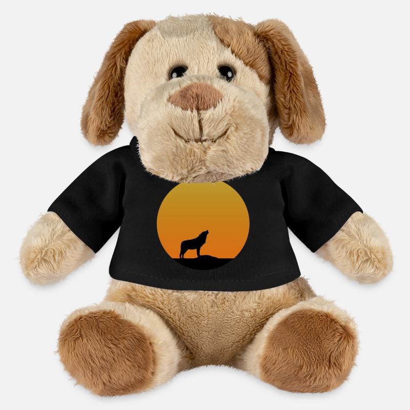 Wolf Sunrise - MiniFeet® Hund Helge - Schwarz