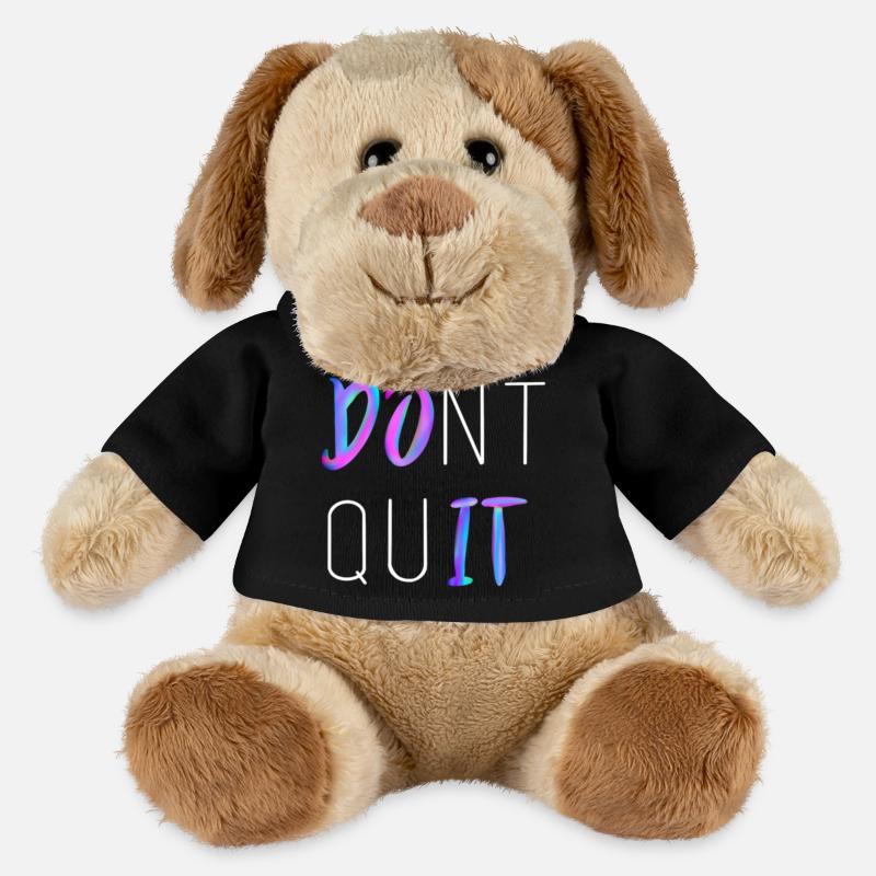 Don't Quit - MiniFeet® Hund Helge - Schwarz
