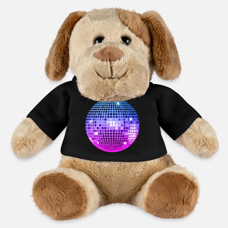 Premium Trendy Disco Ball - MiniFeet® Dog Helge - black
