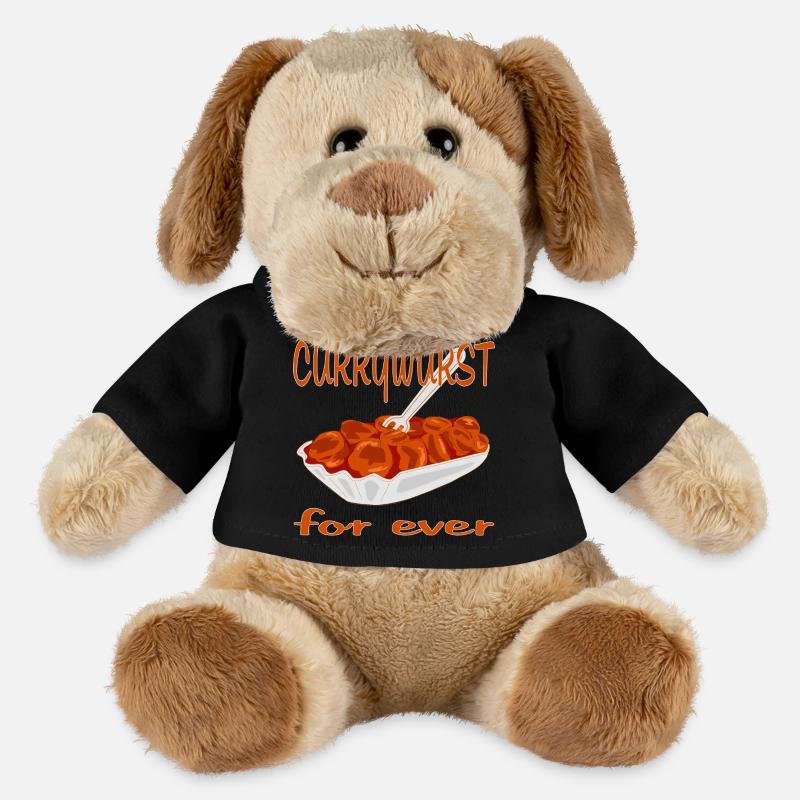 Currywurst ist Lecker - MiniFeet® Hund Helge - Schwarz