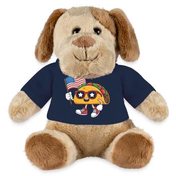  Patriotic Kawaii Taco Independence Day 4th of - MiniFeet® Hund Helge - French Navy - Vorne