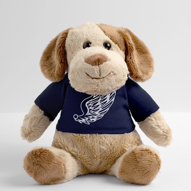 Ailes avec dessin de plumes dynamiques Chien en peluche Helge MiniFeet®