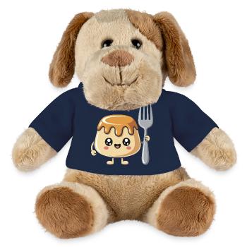 Pudding with fork - MiniFeet® Dog Helge - french navy - Front