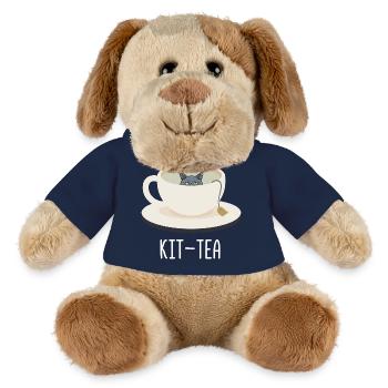 Lustige Kit-Tea Katze Lustige Britisch Kurzhaar Katze - MiniFeet® Hund Helge - French Navy - Vorne