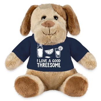 Zitrus-Salz Shot Trio - MiniFeet® Hund Helge - French Navy - Vorne