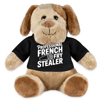Professional French Fry Stealer - MiniFeet® Dog Helge - black - Front