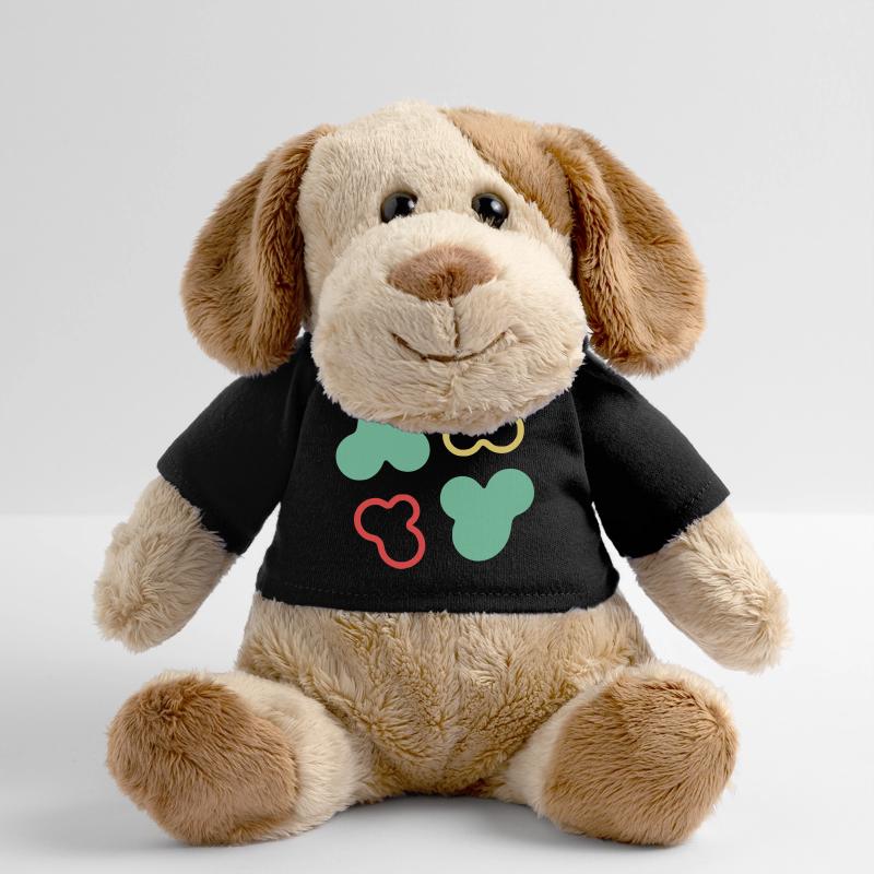 Forme des cellules d’amibe colorées Chien en peluche Helge MiniFeet®