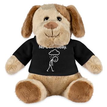 No Golf Today Golfspieler Geschenkidee Golfer - MiniFeet® Hund Helge - Schwarz - Vorne