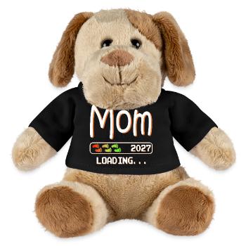 Maman et mère enceintes, maman de la descendance qui charge 2027 - Chien en peluche Helge MiniFeet® - noir - Devant